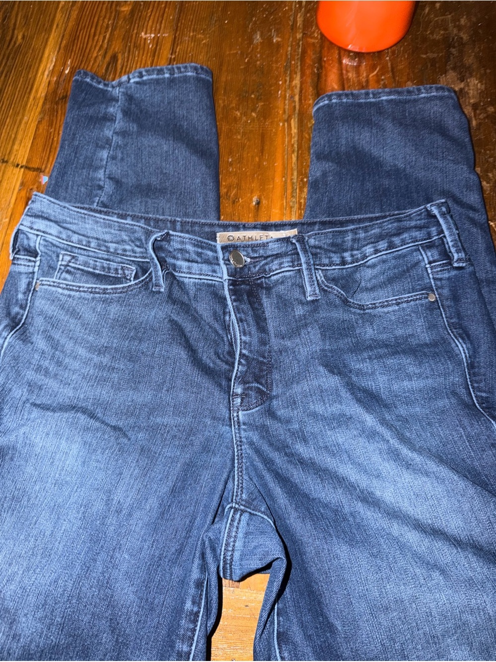 Athleta Women’s Size 8 Skinny Jeans Stretch Denim Blue 28” Inseam